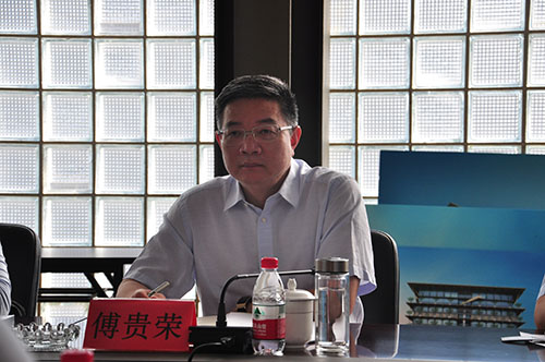寧波市江北區(qū)區(qū)委副書記、區(qū)長傅貴榮一行蒞臨我公司調(diào)研指導(dǎo)工作